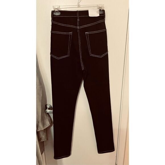 WEWOREWHAT BLACK DANIELLE BUTTON FLY JEANS WOMENS SIZE 26 NEW - Picture 6 of 11